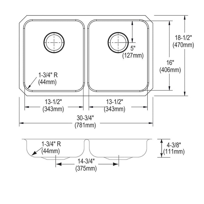 Lustertone Classic  Stainless Steel Kitchen Sink 7