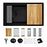 ELXRU13322WDN0 Quartz Luxe Obsidian Undermount Single Bowl Workstation Kitchen Sink 33" x 19" x 9"