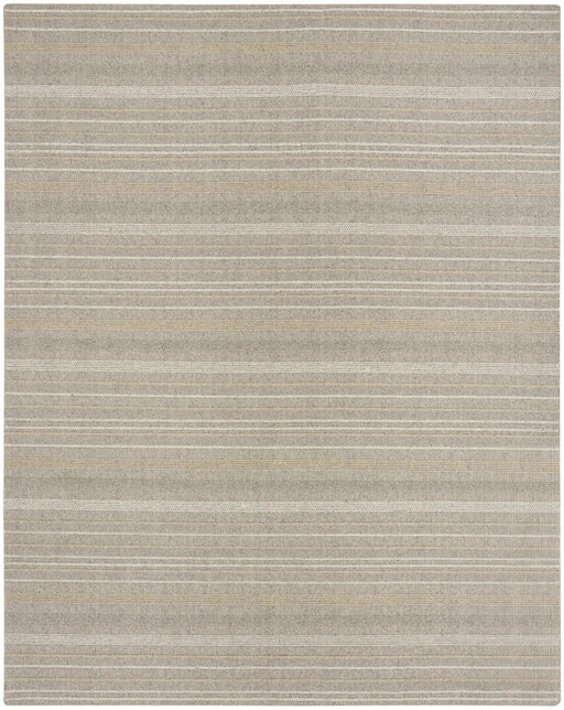 Embrace Grey EMB01 Polyester Contemporary Area Rug - 10 Ft x 14 Ft
