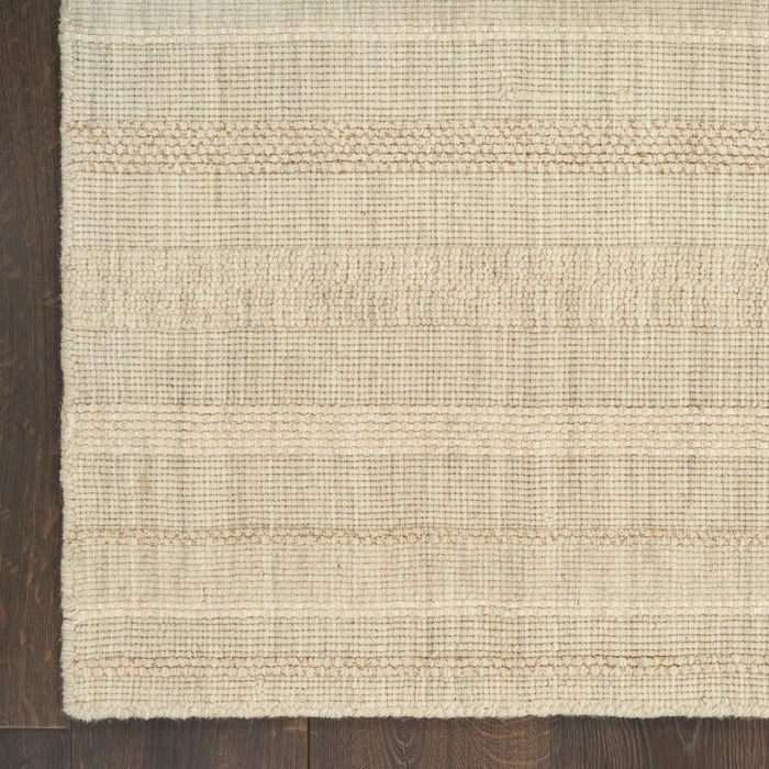 Embrace Ivory EMB01 Polyester Contemporary Area Rug - 10 Ft x 14 Ft