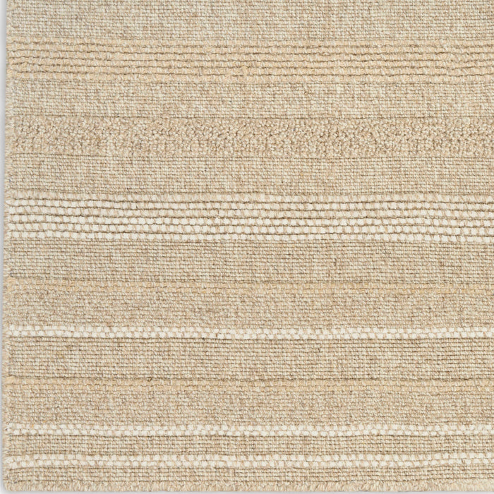Embrace Ivory Silver EMB01 Polyester Contemporary Area Rug - 8 Ft x 12 Ft