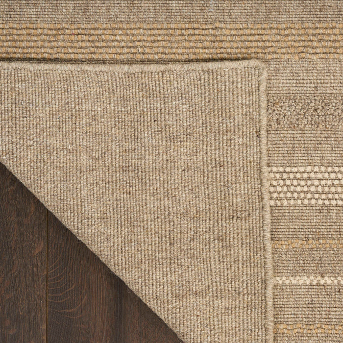 Embrace Natural EMB01 Polyester Contemporary Area Rug - 10 Ft x 14 Ft