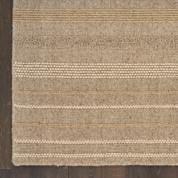 Embrace Natural EMB01 Polyester Contemporary Area Rug - 8 Ft x 10 Ft