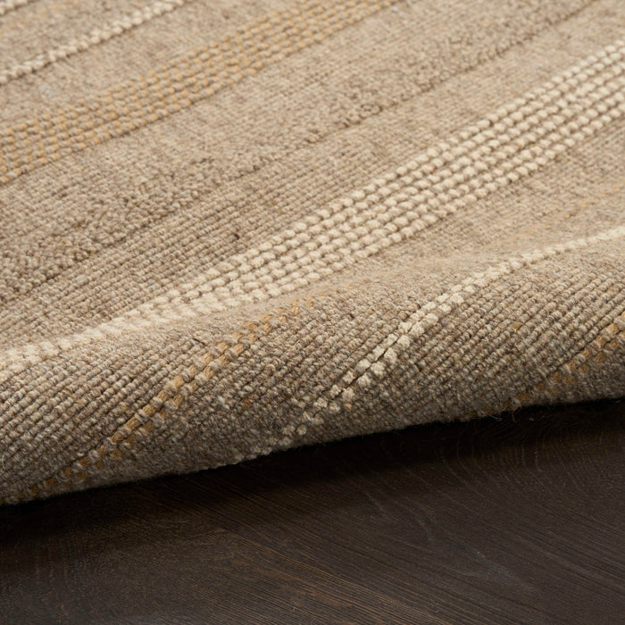 Embrace Natural EMB01 Polyester Contemporary Area Rug - 8 Ft x 12 Ft