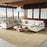 Embrace Taupe EMB01 Polyester Contemporary Area Rug - 10 Ft x 14 Ft