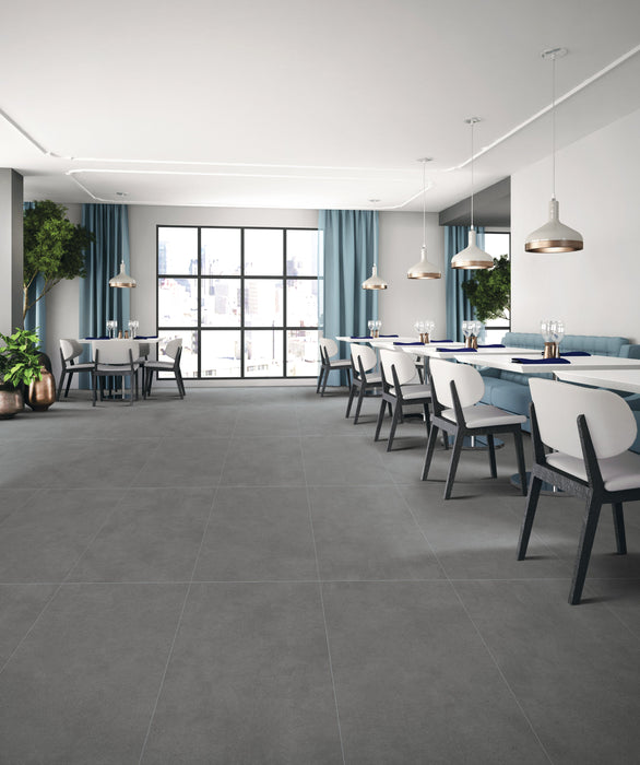 Enrich Graffite Porcelain Gray Tile Polished 2