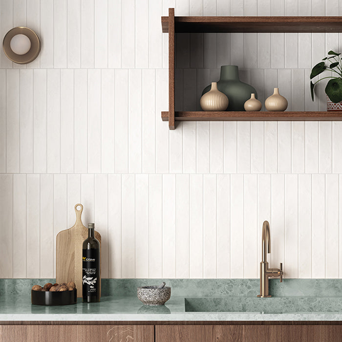 Etherea Porcelain White Tile Matte 2