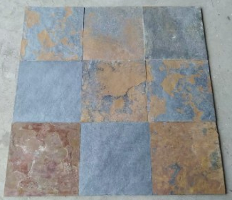 Earth Slate Tile Natural Cleft Face, Gauged Back 1