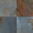 Full Tile Sample - Earth Slate Tile - 12" x 12" x 3/8" - 1/2" Natural Cleft Face, Gauged Back