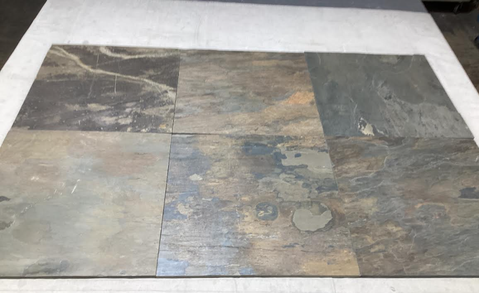 Earth Slate Tile Natural Cleft Face, Gauged Back 2
