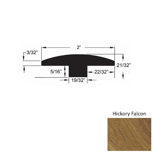 El Paso Wood Hickory Falcon T Molding Urethane 1