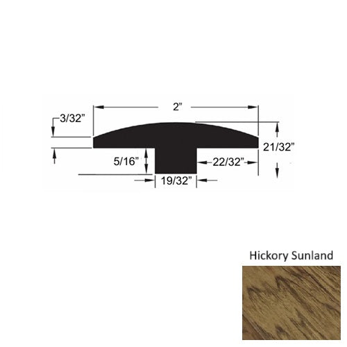 El Paso Wood Hickory Sunland T Molding Urethane 1