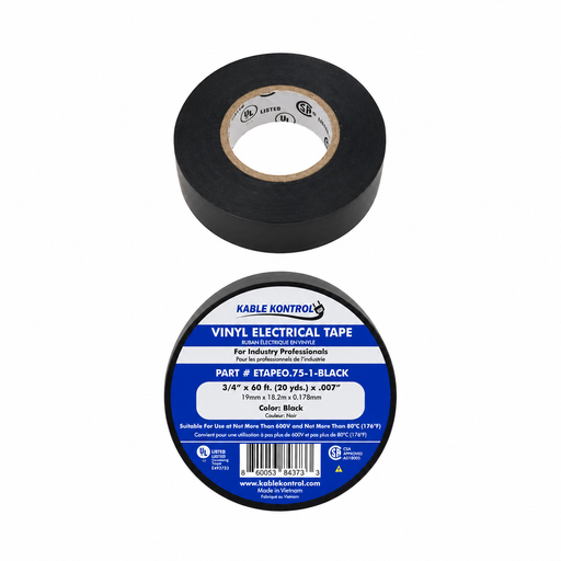 Vinyl Electrical Tape - Black