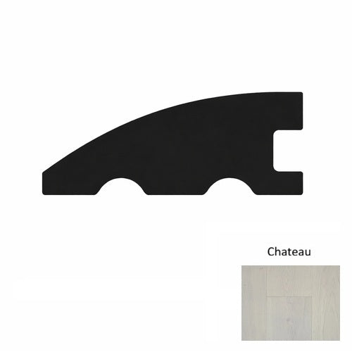 Elevate Wood Chateau Hardwood Moulding / Trim Wire Brushed 1