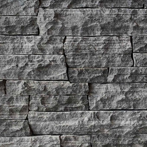 Elevations Slate Western Black Ledgestone Split Face 1