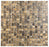 Emperador Dark Standard Marble Mosaic - 5/8" x 5/8"