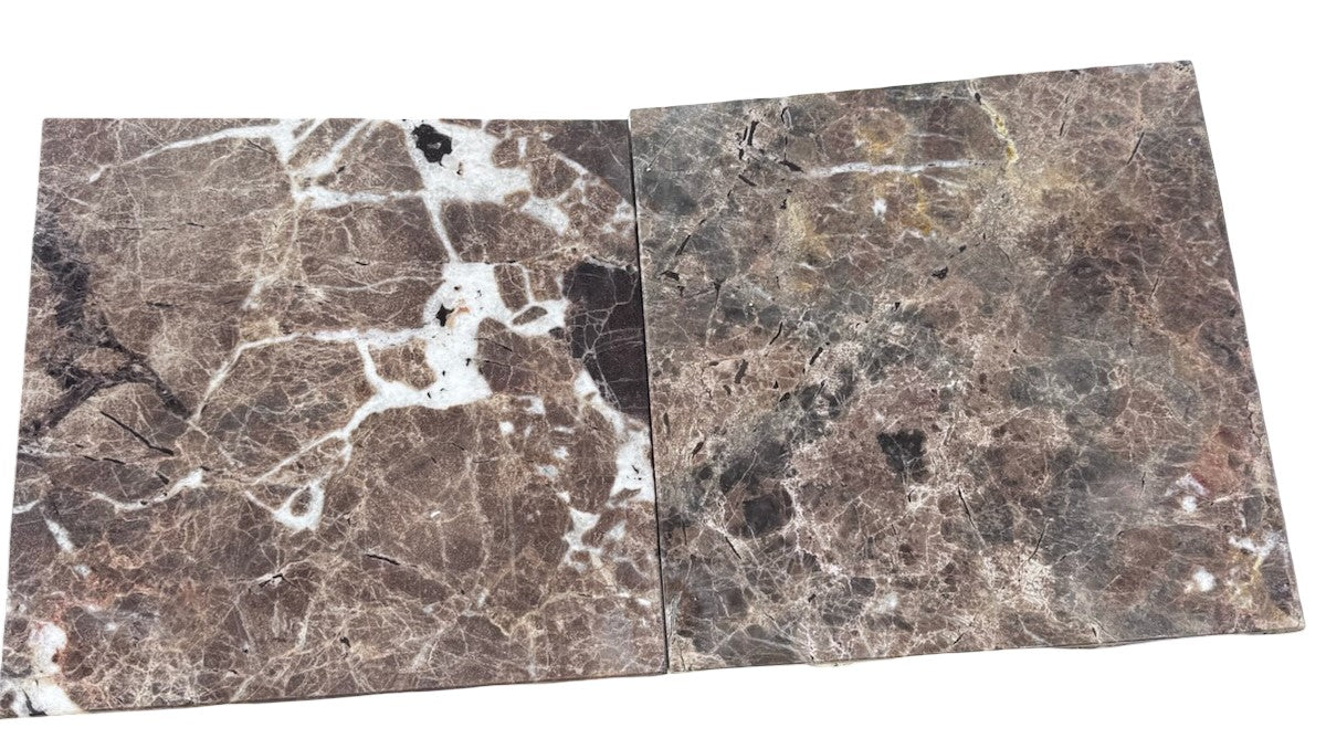 Emperador Dark Marble Tile Honed 3