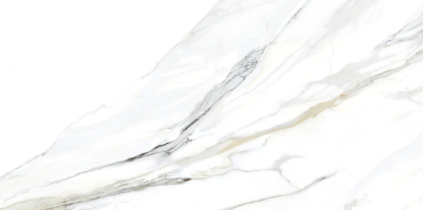 Emporio Calacatta Porcelain White Gray Tile Polished 1