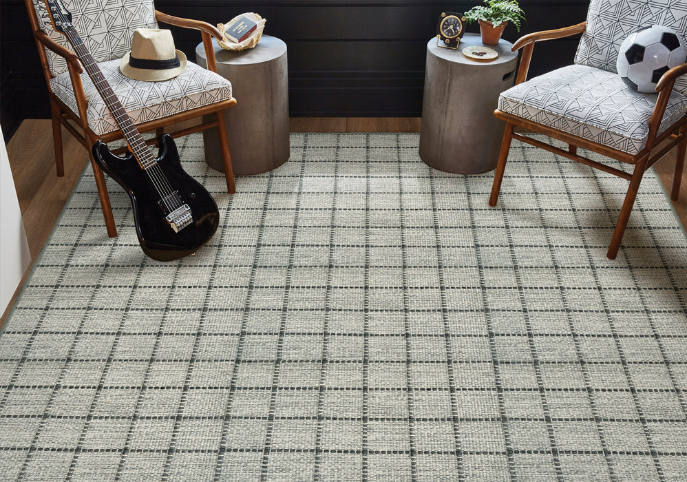 Encore Square Wool Blend Argent 31621 Carpet Loop 2