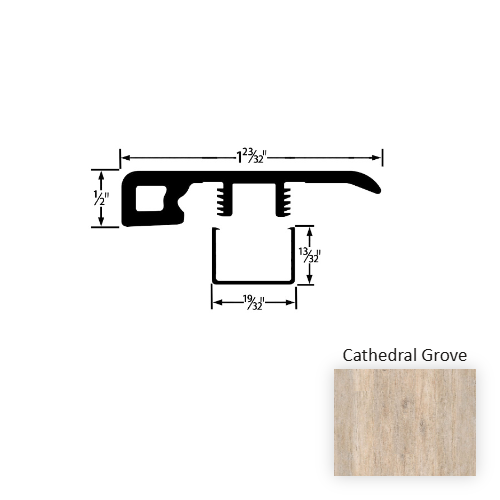 Wood Tech Wood Cathedral Grove End Cap Embossed 1