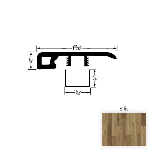 Empower Wood Ellis End Cap Embossed 1