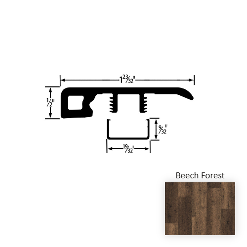Riverwood Wood Beech Forest End Cap Embossed 1