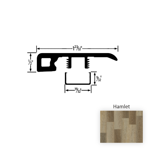 Advantage Vinyl Hamlet End Cap Embossed 1