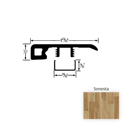Elevate Vinyl Sonesta End Cap Embossed 1