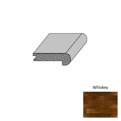 English Pub Whiskey Hardwood Moulding / Trim - 3.5" x 84" Stair Nose