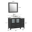 CVC Solid Wood Espresso Bathroom Cabinet Espresso