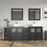CVC Solid Wood Espresso Bathroom Cabinet Espresso