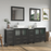 CVC Solid Wood Espresso Bathroom Cabinet Espresso