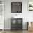 CVC Solid Wood Espresso Bathroom Cabinet Espresso