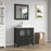 CVC Solid Wood Espresso Bathroom Cabinet Espresso