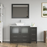 CVC Solid Wood Espresso Bathroom Cabinet Espresso