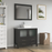 CVC Solid Wood Espresso Bathroom Cabinet Espresso