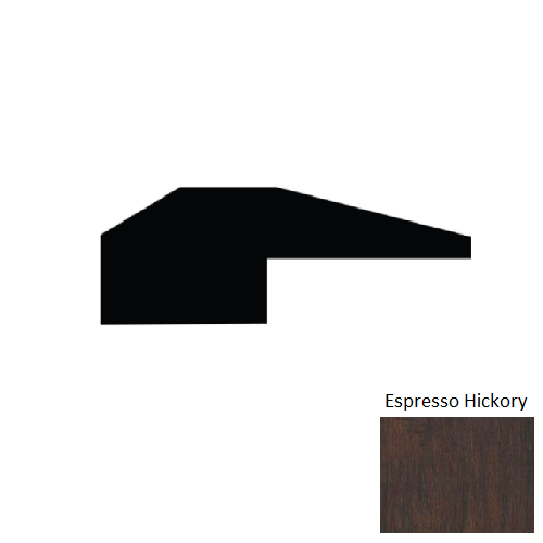 Windridge Hickory Espresso Hickory Hardwood Moulding / Trim - 2" x 84" Baby Threshold