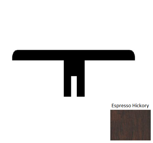 Windridge Hickory Espresso Hickory Hardwood Moulding / Trim - 2" x 84" T Molding