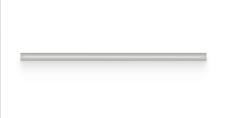 Full Liner Sample - Essential Loft Grey Ceramic Jolly - 0.5" x 12" x 3/8" Matte