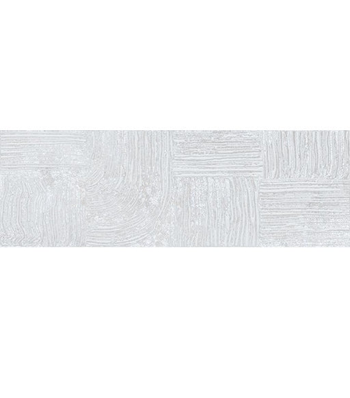 Ethereal Porcelain White Stucco Deco KRBETHE Tile Matte 1