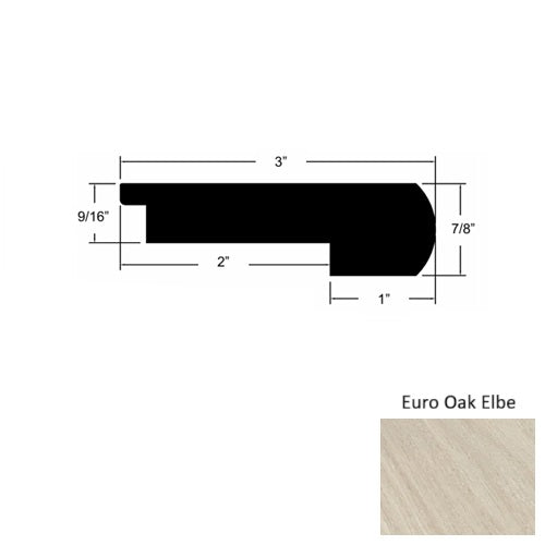 Europa Wood Euro Oak Elbe Round Stair Nose Urethane 1