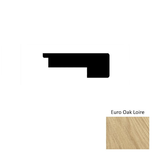 Europa Wood Euro Oak Loire Square Stair Nose Urethane 1