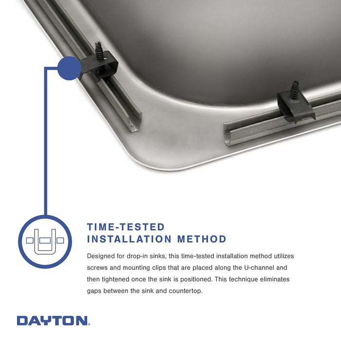 Dayton Stainless Steel Kitchen Sink 11