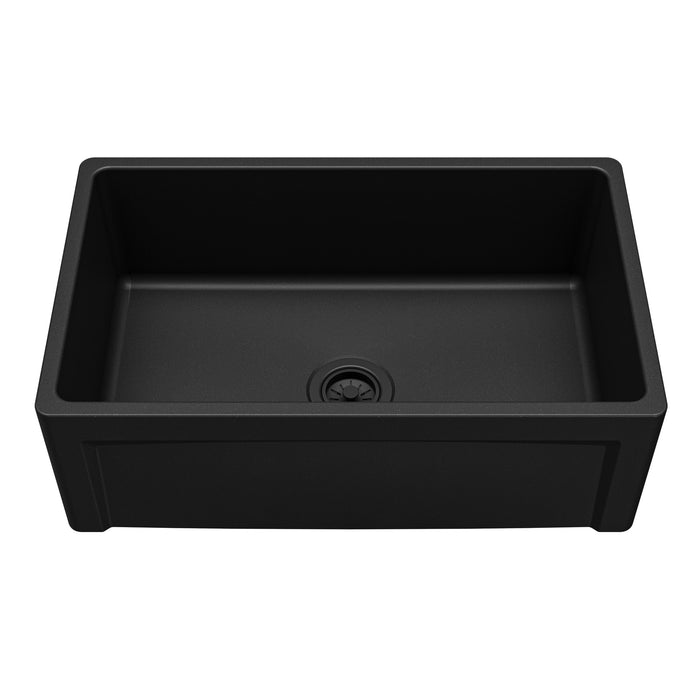 Fireclay Matte Black Kitchen Sink 2