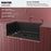 Fireclay Matte Black Kitchen Sink 5