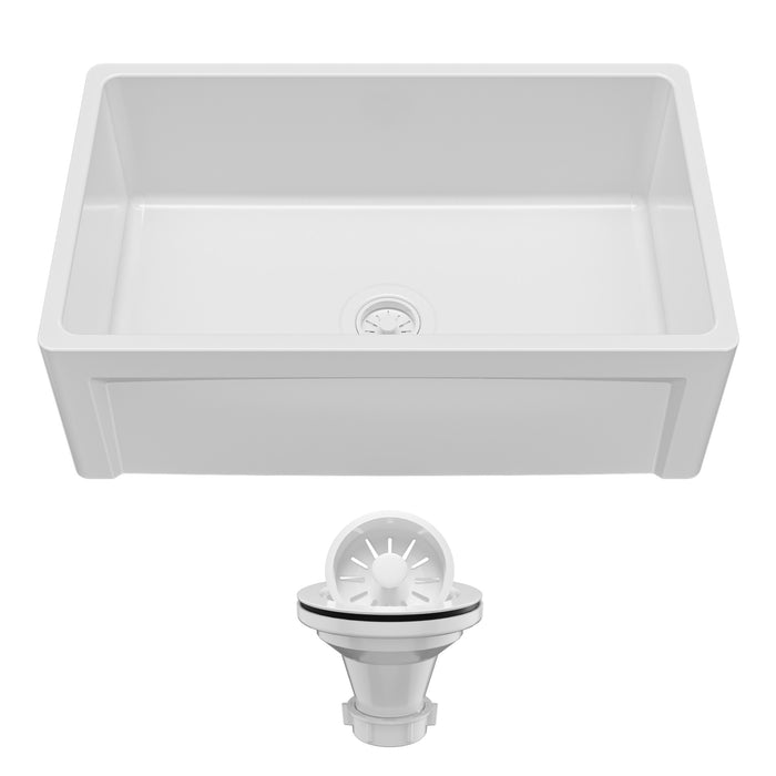 Fireclay White Kitchen Sink 2