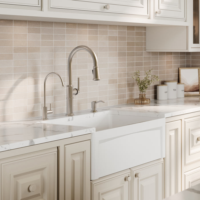 Fireclay White Kitchen Sink 8