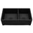 Fireclay Matte Black Kitchen Sink 1