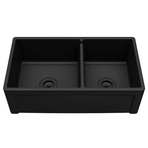 Fireclay Matte Black Kitchen Sink 1