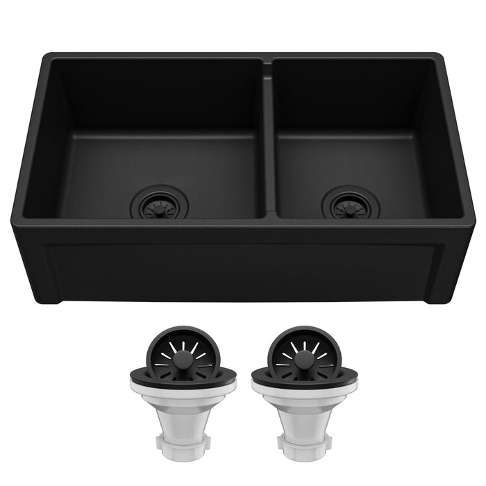 Fireclay Matte Black Kitchen Sink 2